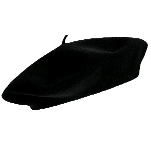 hat-beret-black
